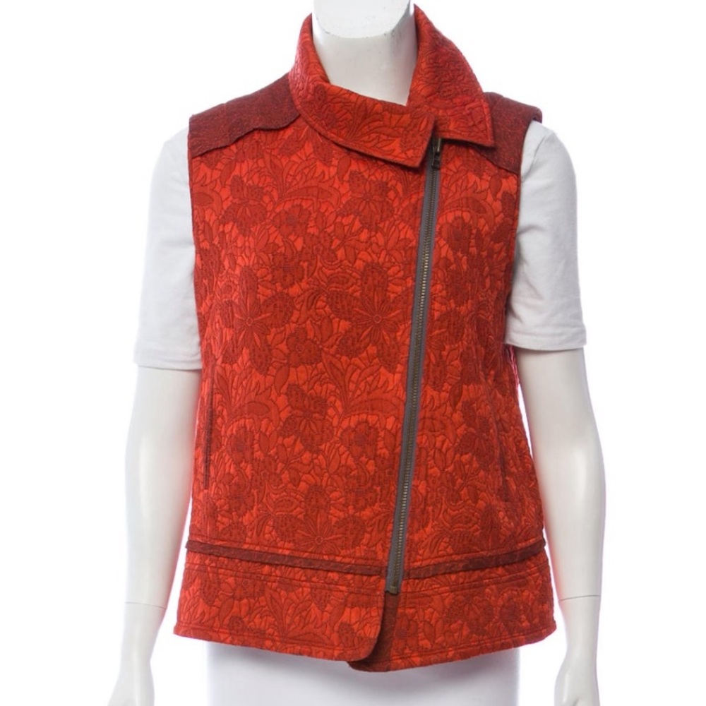 Elizabeth and James Moto-Style Vest Size Medium Excellent Condition